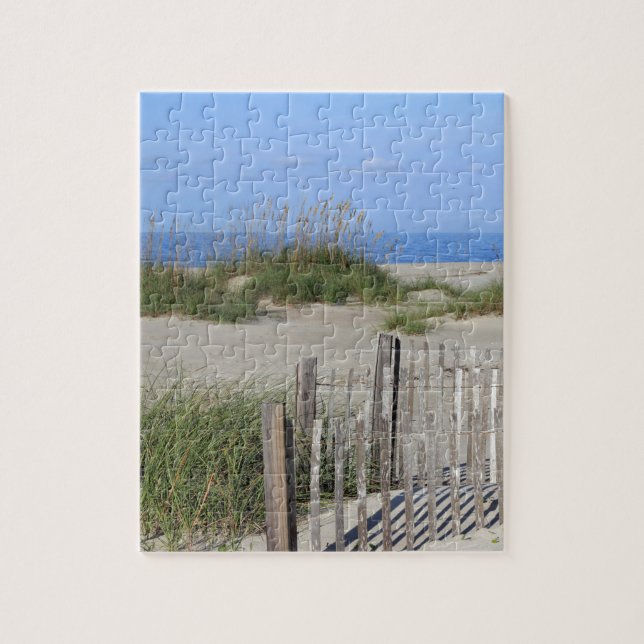 Caswell Strand, NC-Land und Meerblick (Vertikal)