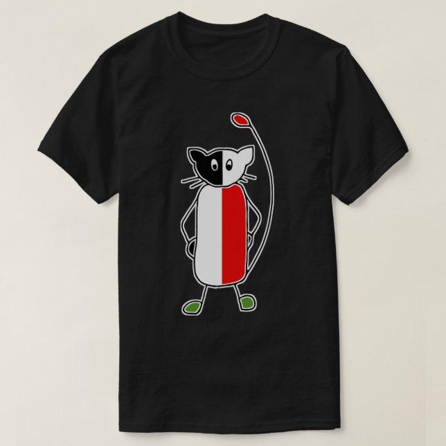 cat6 T-Shirt (Design vorne)