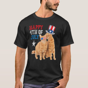 Cat 4. July USA Flag Family Matching Couples F T-Shirt
