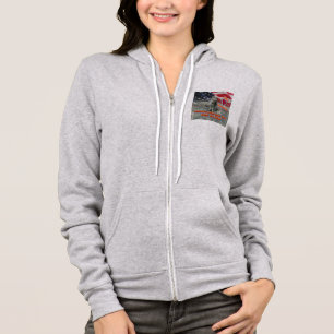 Cat Adoptiere Veteran für lebenslange Freundschaft Hoodie