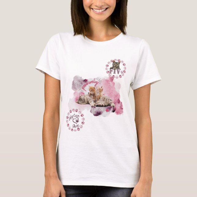 Cat-Adoption Rette T - Shirt (Vorderseite)