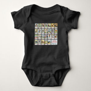 Cat Alphabet, Louis Wain Baby Bodysuit Baby Strampler