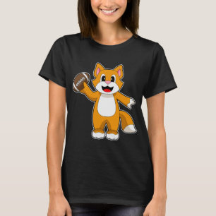 Cat American Football Sports T-Shirt