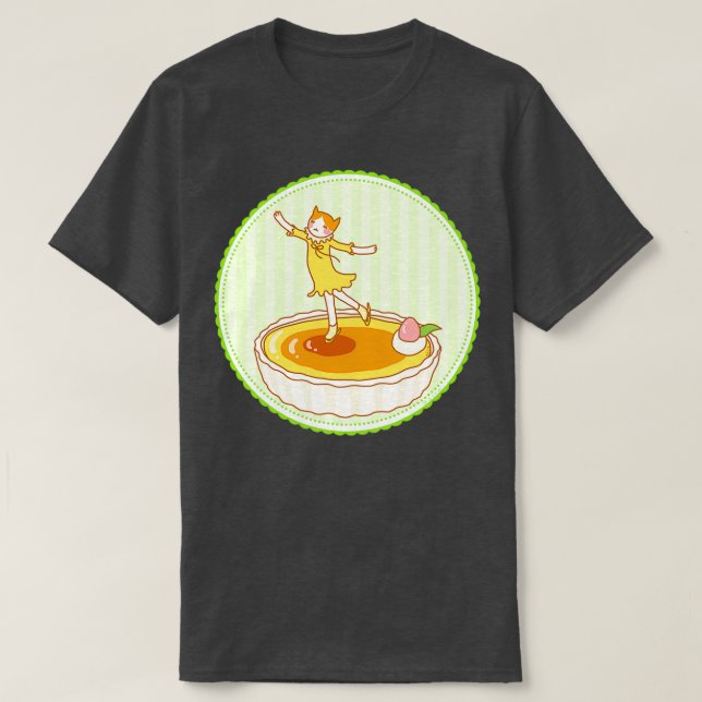 Cat amp Creme Brulee Konditoreversion T-Shirt (Design vorne)