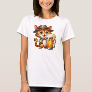 Cat and Ber Clipart Design-85244 T-Shirt