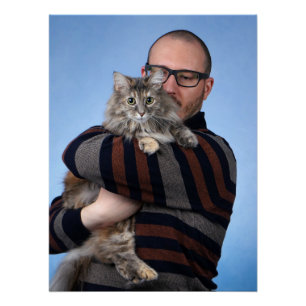 Cat and Best Friend Poster