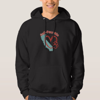 Cat and Dog Mamas Väter Per Lovers Dog Paws Califo Hoodie