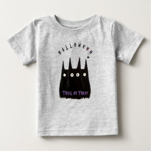 Cat and Halloween Baby T-shirt