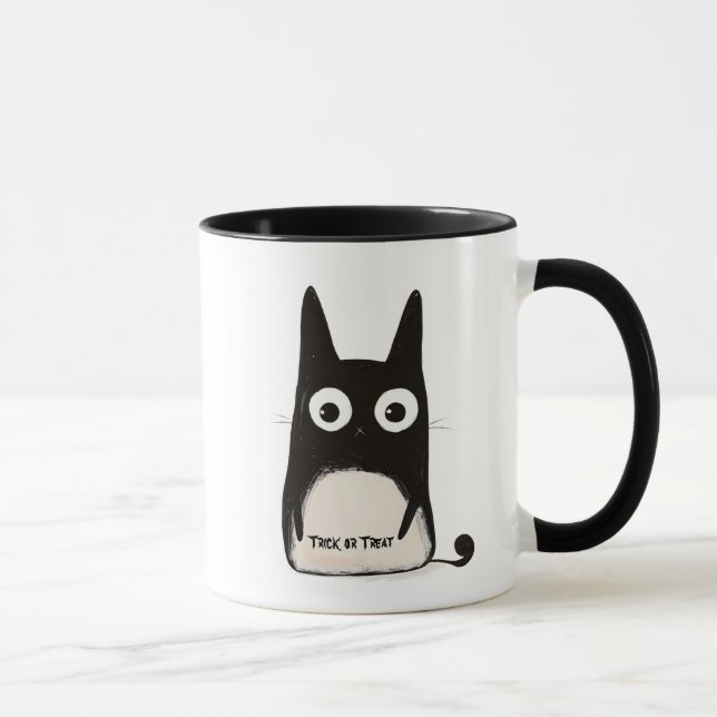 Cat and Halloween Tasse (Rechts)