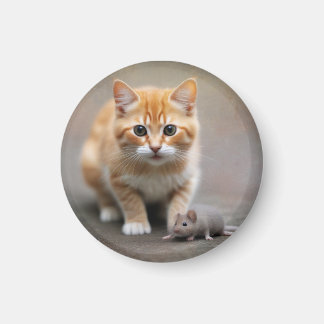 Cat and Mouse Magnet