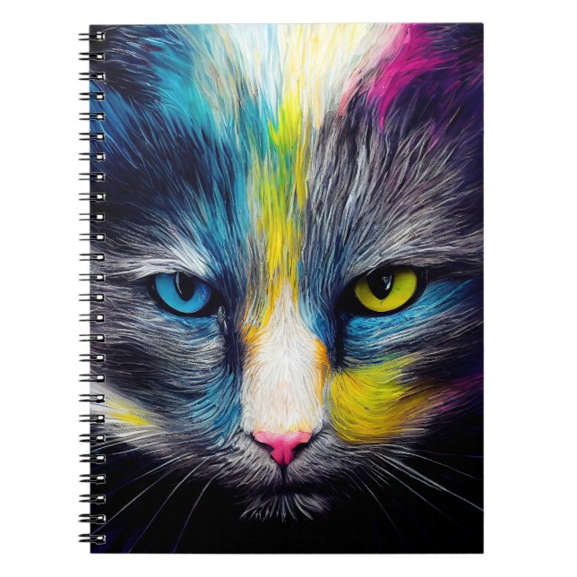 Cat Animal Discovery Adventure Nature Planet Notizblock (Vorderseite)