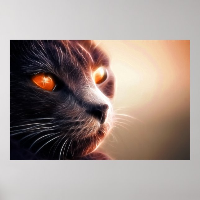 Cat Animal Foto Nature Wall Poster (Vorne)