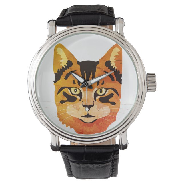 Cat, Animal, Pet Armbanduhr (Vorderseite)