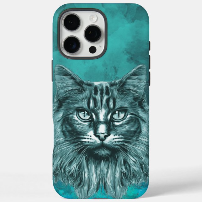 CAT Animals  Design iPhone 16 Pro Max Hülle (Rückseite)