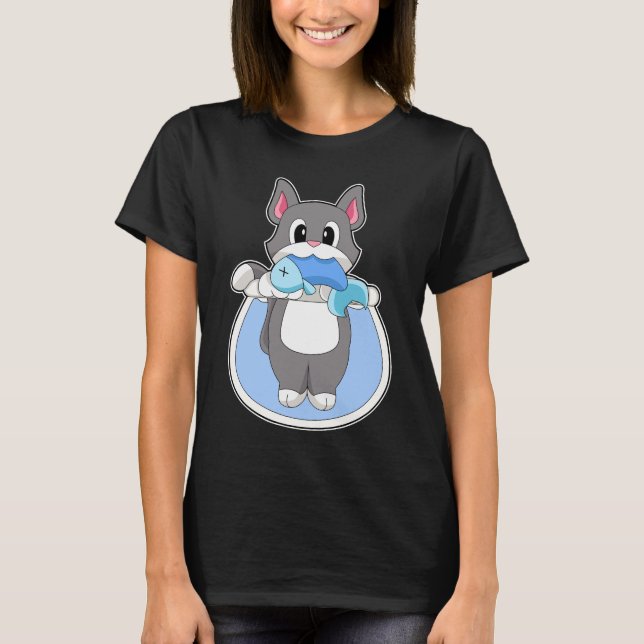 Cat Aquarium T-Shirt (Vorderseite)
