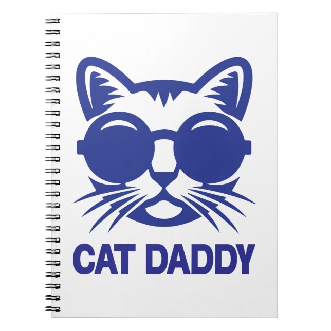 Cat Art Cat Daddy Notizblock (Vorderseite)