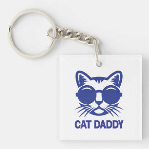 Cat Art Cat Daddy Schlüsselanhänger