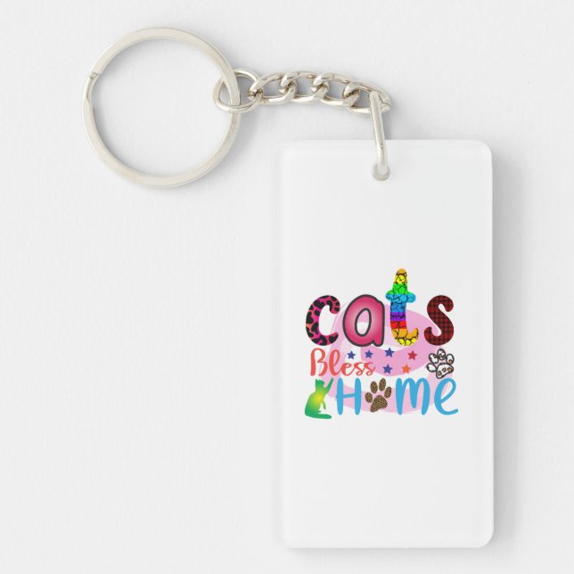 Cat Art Cats Bless Home_2 (Devant)