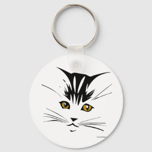 Cat Art Design Schlüsselanhänger