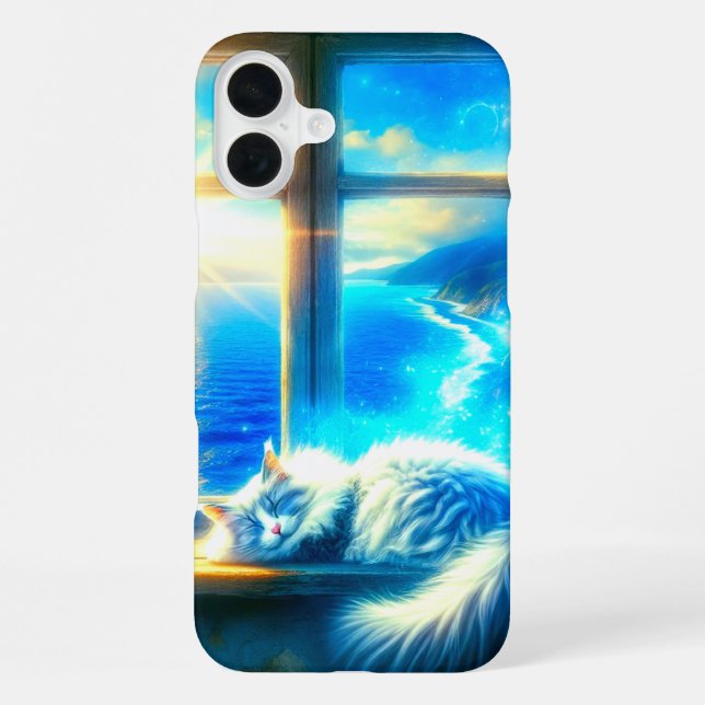 Cat Art Phone Case iPhone 16 Plus Hülle (Rückseite)