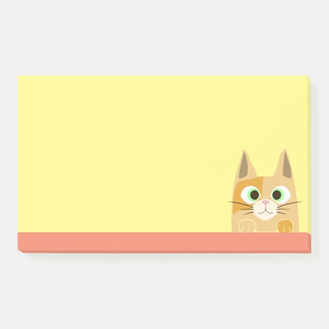 Cat Art Post-it Klebezettel (Vorderseite)