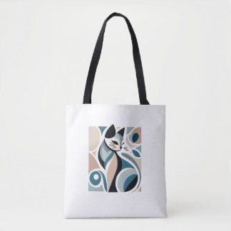 Cat Art Tote Bag Tasche