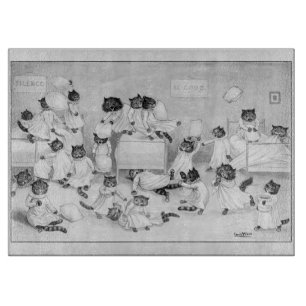 Cat Art von Louis Wain 1900 Schneidebrett