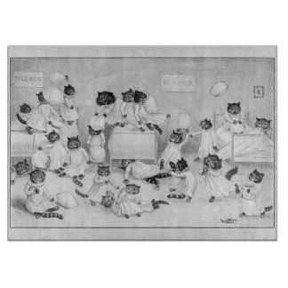 Cat Art von Louis Wain 1900 Schneidebrett