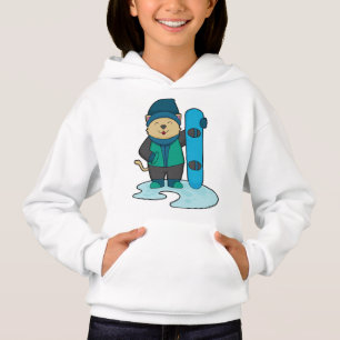 Cat as Snowboarder
