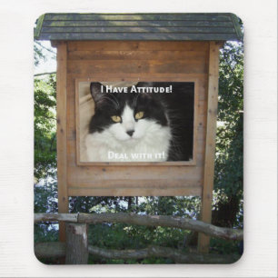 Cat Attitude Mousepad