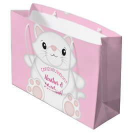 Cat Baby Dusche Kitty Pink Große Geschenktüte