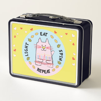 Cat Ballerina Metall Brotdose