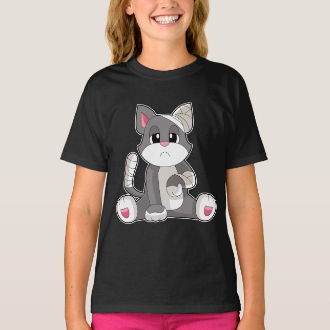 Cat Bandage T-Shirt (Vorderseite)
