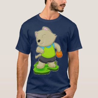 Cat Basketball-Spieler Basketball T-Shirt