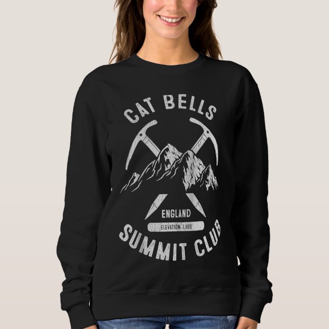Cat Bells Summit Club I Climbed Cat Bells Raglan B Sweatshirt (Vorderseite)