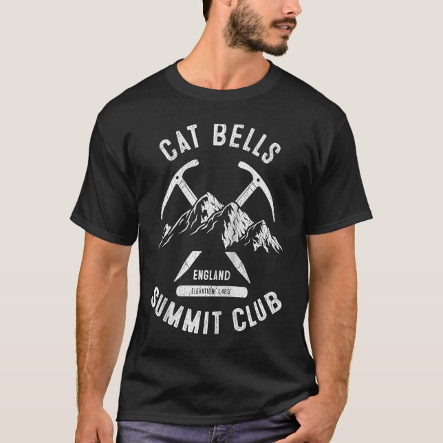 Cat Bells Summit Club I Climbed Cat Bells Raglan B T-Shirt (Vorderseite)