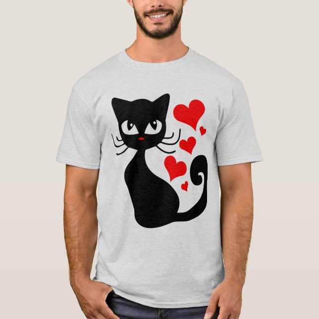 Cat-Bilder Männer-Basic-T - Shirt (Vorderseite)