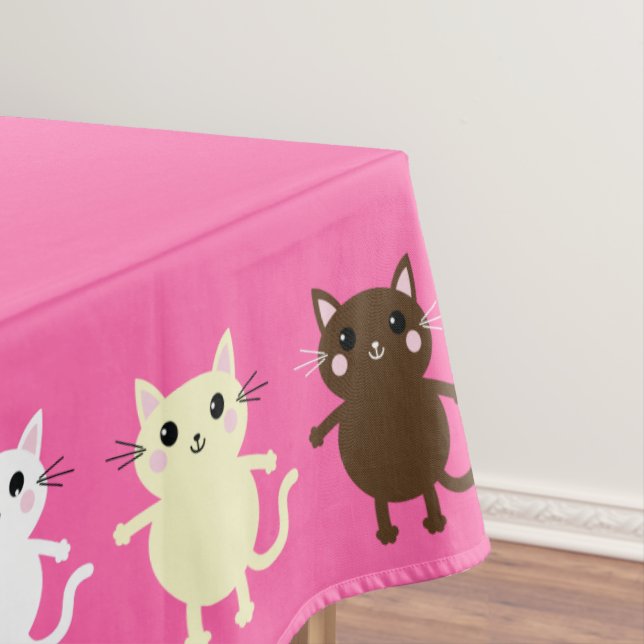 Cat Birthday Party Tischdecke (Beispiel)