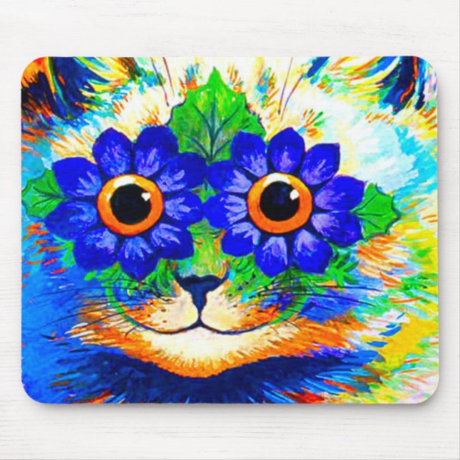 Cat Blume Eyes Mousepad (Vorne)