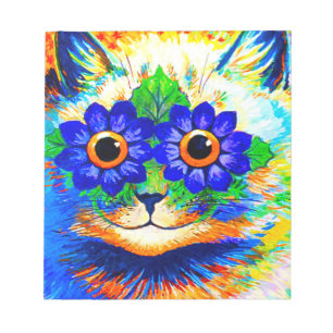 Cat Blume Eyes Notizblock