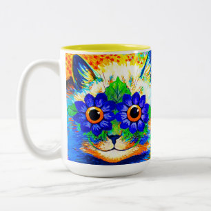 Cat Blume Eyes Zweifarbige Tasse