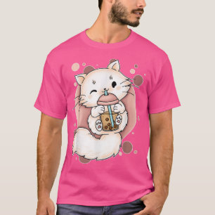 Cat Boba Tea Bubble Tee Anime Kawaii Japanischer N