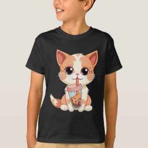 Cat Boba Tea Bubble Tee Anime Kawaii Neko