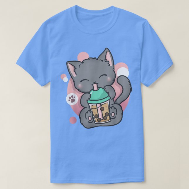 Cat Boba Tea Bubble Tee Anime Kawaii Neko (Design vorne)