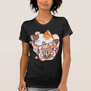 Cat Boba Tea Bubble Tee Anime Kawaii Neko