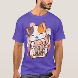 Cat Boba Tea Bubble Tee Anime Kawaii Neko für Mädc