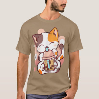 Cat Boba Tea Bubble Tee Anime Kawaii Neko für Mädc
