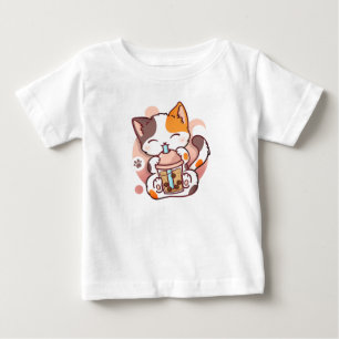 Cat Boba Tea Bubble Tee Anime Kawaii Neko für Mädc
