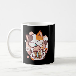 Cat Boba Tea Bubble Tee Anime Kawaii Neko Kaffeetasse