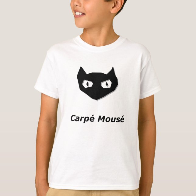 Cat Boo Carpe Maus T-Shirt (Vorderseite)